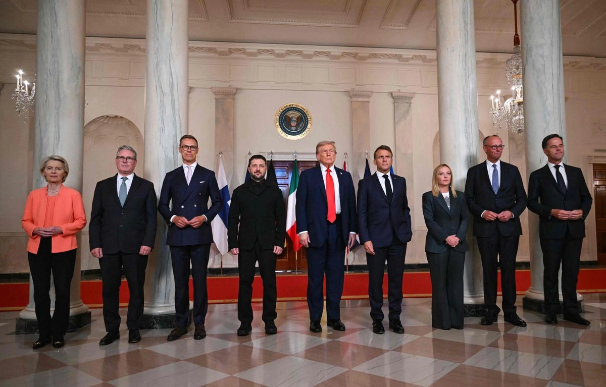 Trump anuncia posible cumbre con Putin y Zelenski tras reunión con líderes europeos